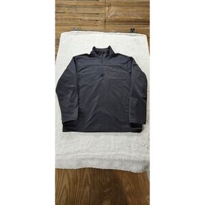 Timberland PRO Mens Black Quarter Zip Pullover Textured Performance Shirt Size M